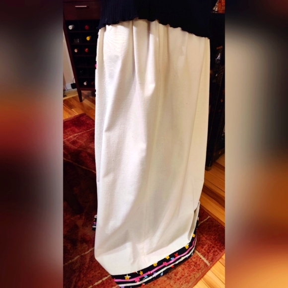 1970's Chessa Davis Quilted Maxi Skirt - Picture 3 of 9